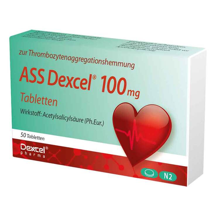 ASS Dexcel 100 mg Tabletten, 50 St
