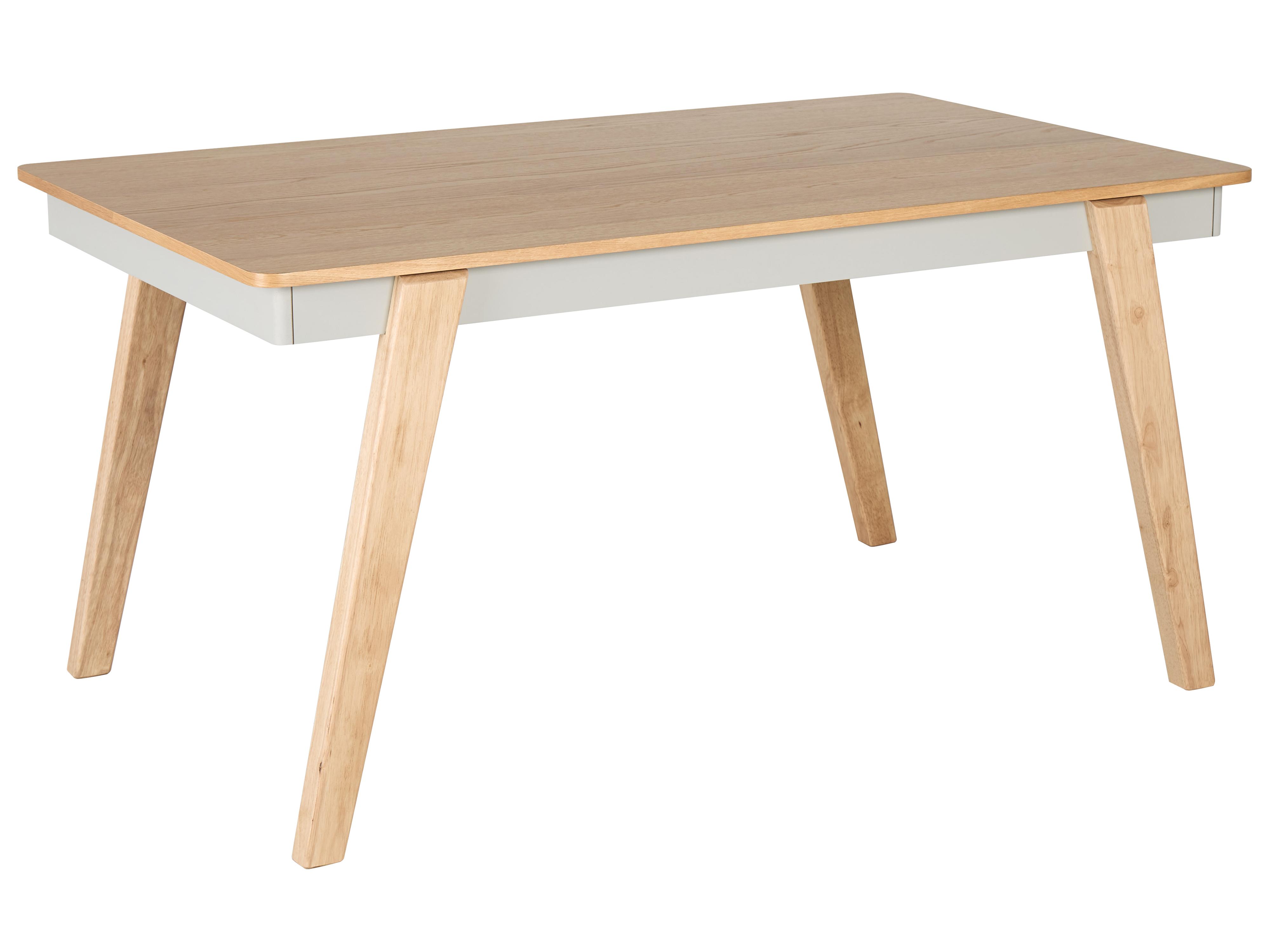 Eettafel PHOLA Licht eikenhout 90 cm 150 cm