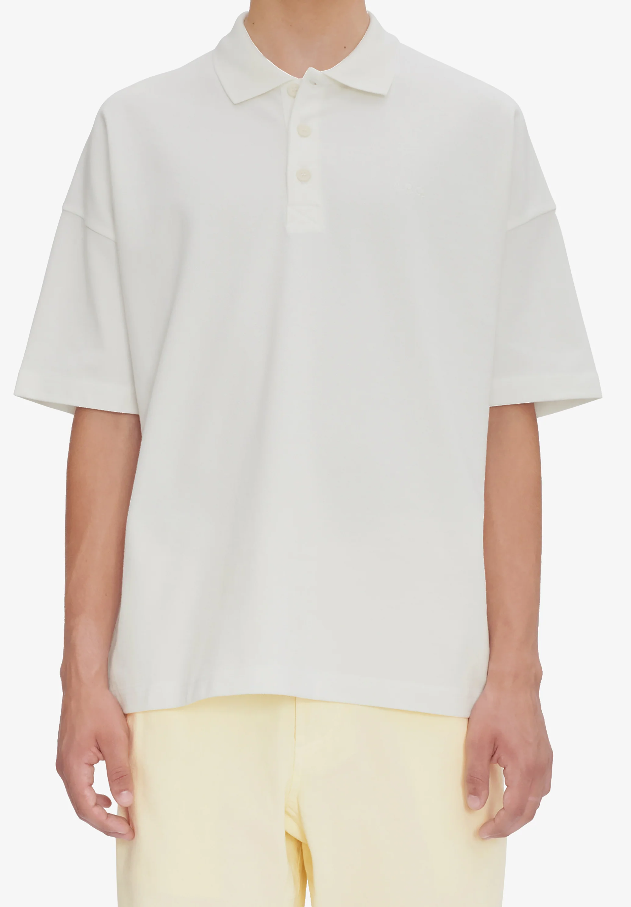 polo GOTS - Blanc
