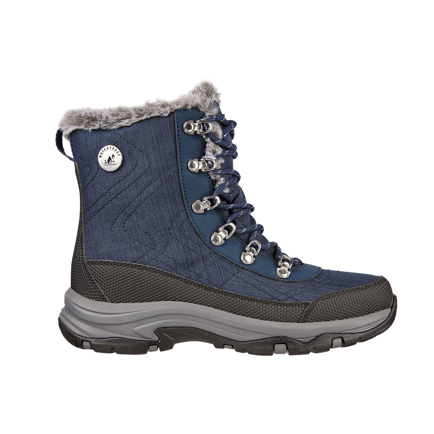 SKECHERS Schnürstiefel aus Leder