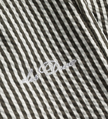 Les Deux Bådeshorts - Stan Stripe - Olive Night/Ivory