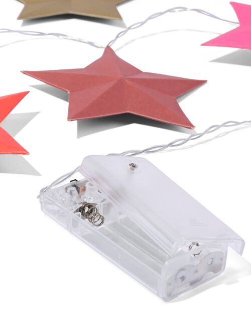 guirlande lumineuse étoile en papier
