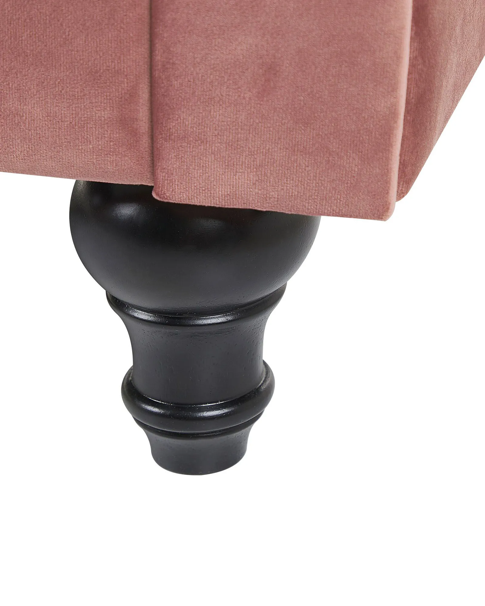 Fauteuil CHESTERFIELD Fluweel Roze