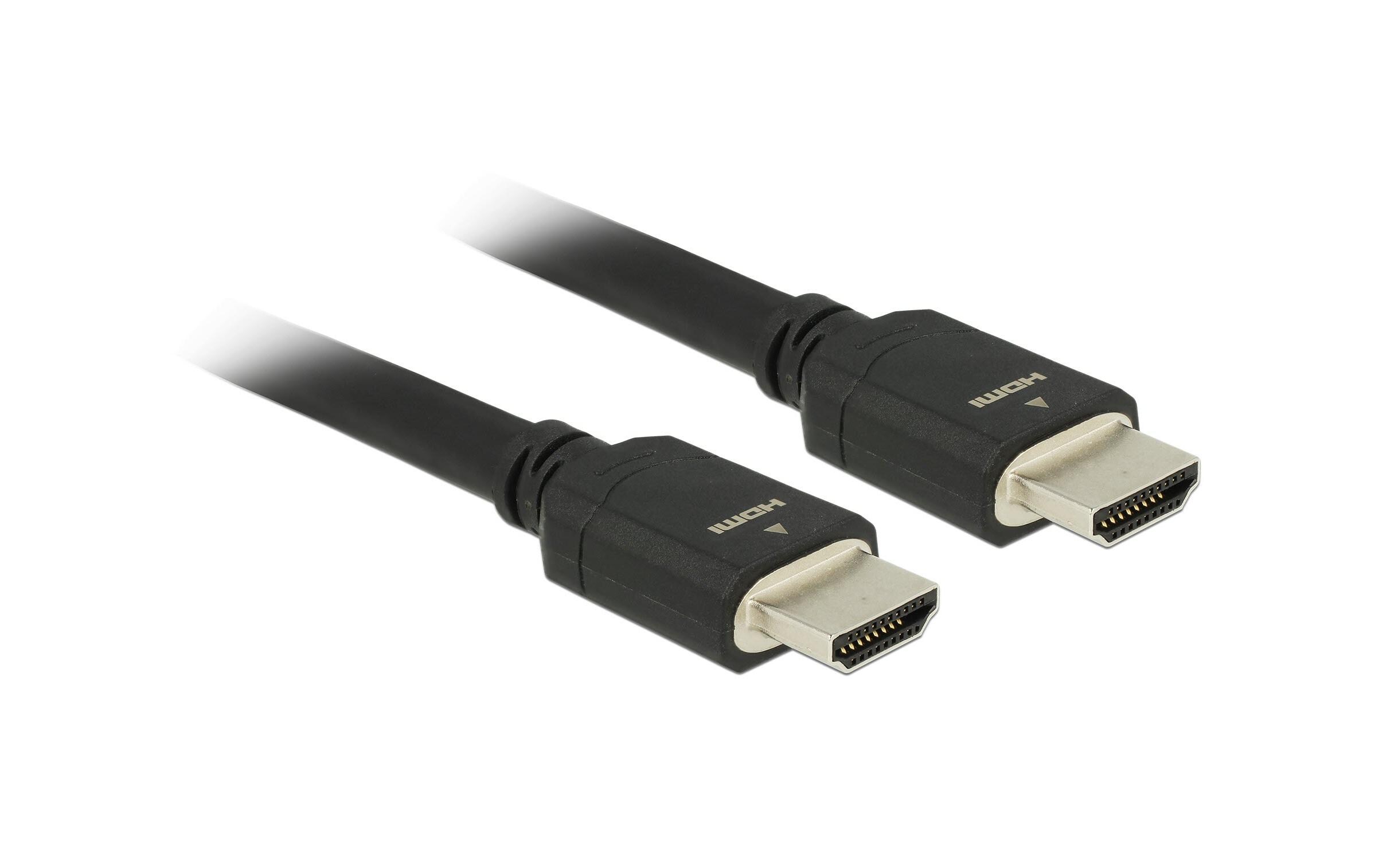 Kabel 8K 60Hz HDMI - HDMI, 1 m, SchwarzDelock Ultra High Speed HDMI Kabel 48 Gbps 8K 60 Hz 1 m