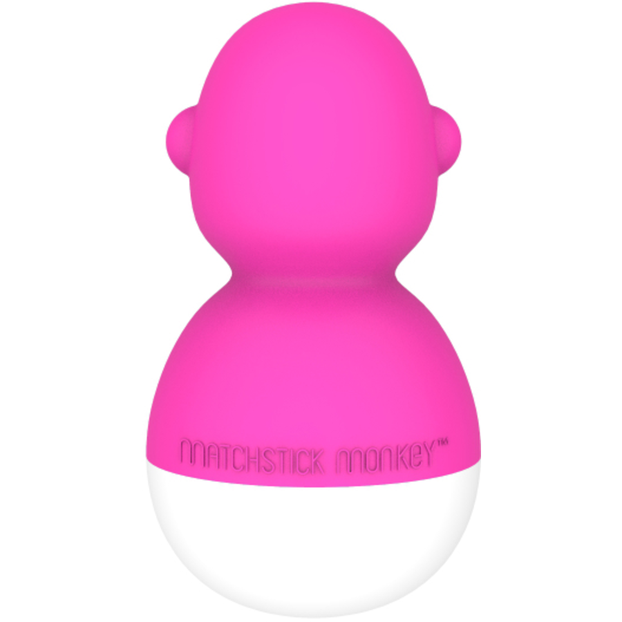 MATCHSTICK MONKEY™ Wackelfiguren, Badezeit pink + grau