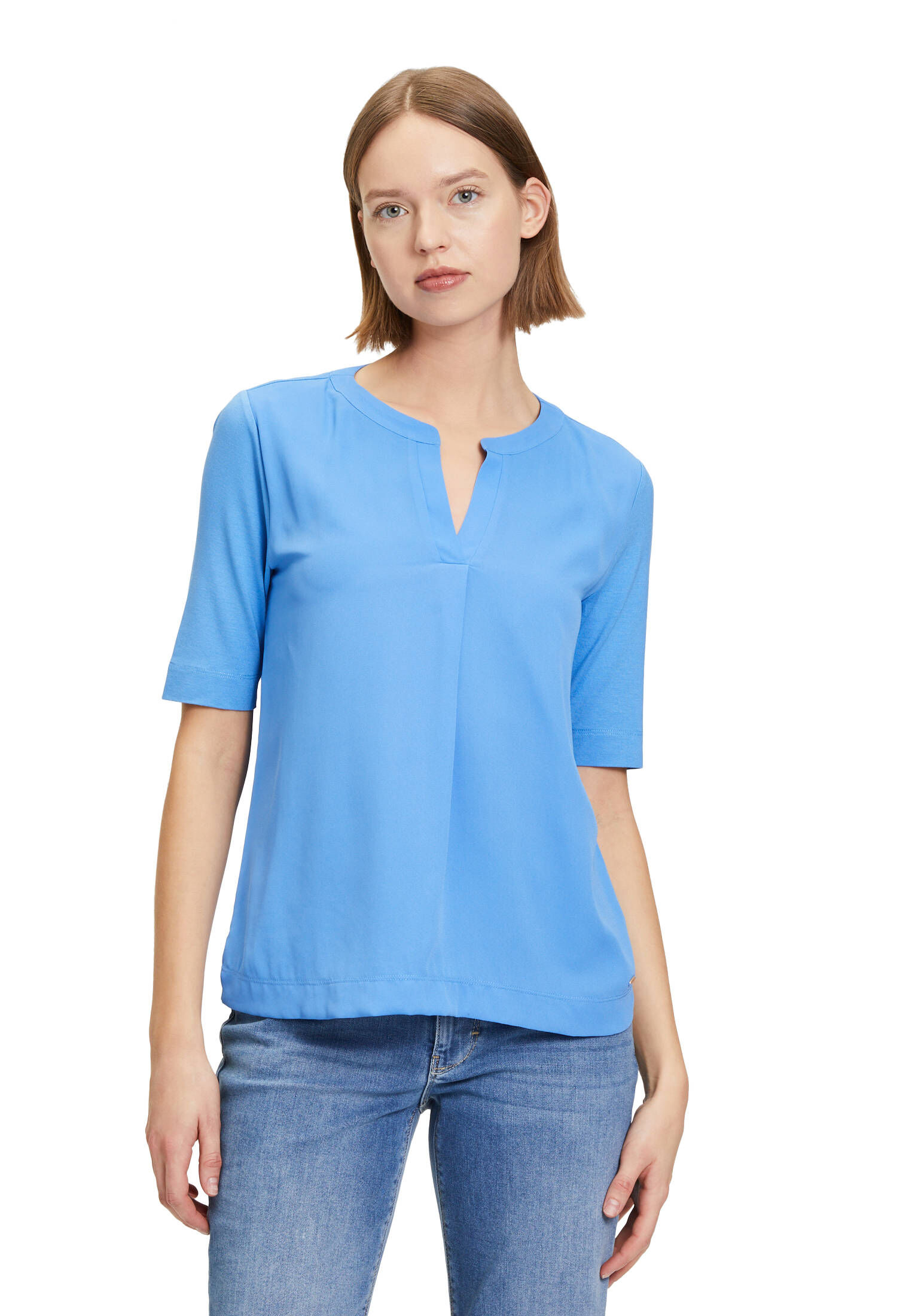Betty & Co| Damen Blusenshirt kurzarm