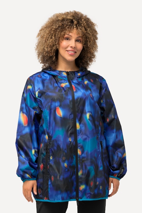 Funktionsjacke, wasserdicht, Kapuze, recycelt
