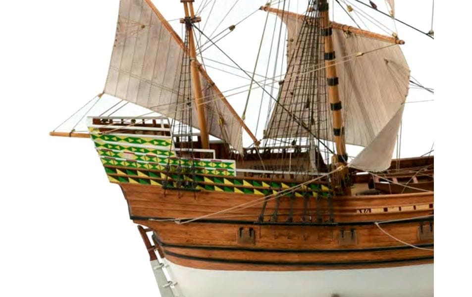 Bausatz Segelschiff Mayflower 650 mm 1:60<br>Detailgetreuer Segelschiff Modellbausatz