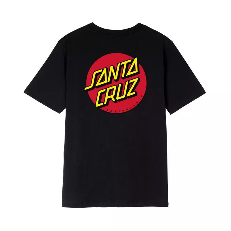 Tee shirt SANTA CRUZ Classic Dot Chest Black
