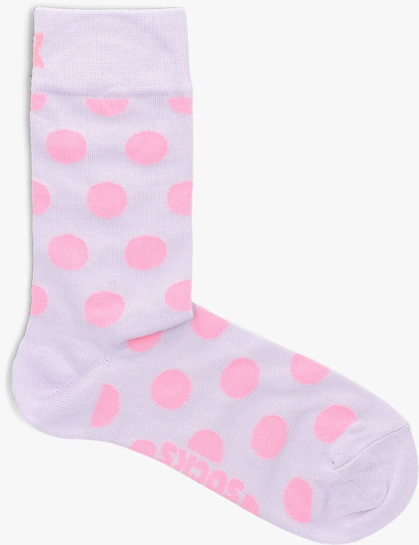 HAPPY SOCKS paarse happy socks sokken big dot