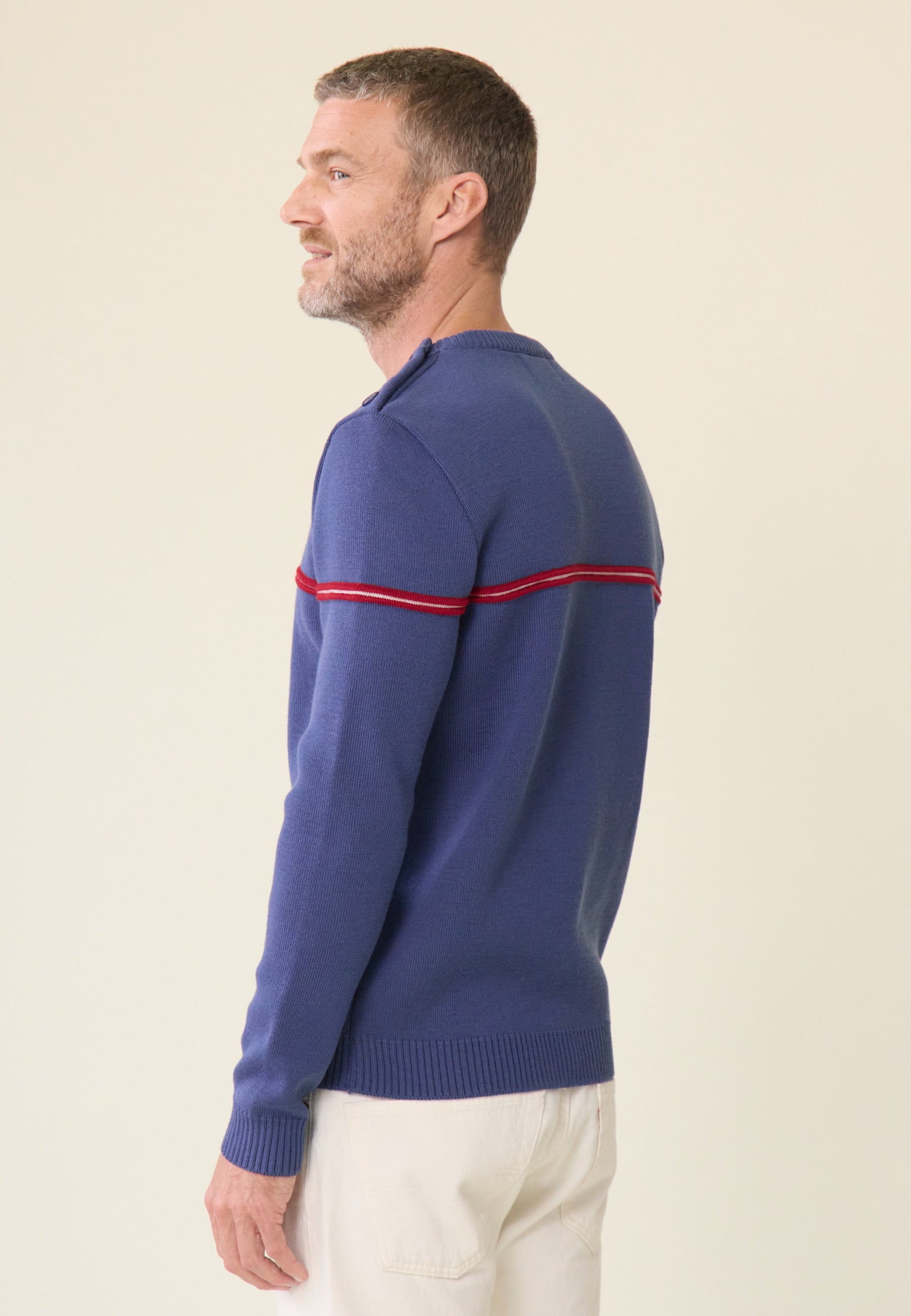 Pull Homme-Francois Bleu Marine Noël