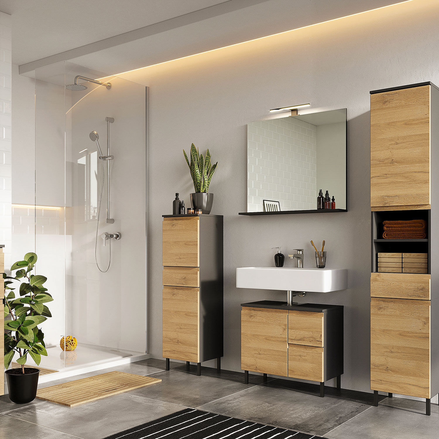 Badezimmer Kommode Silas