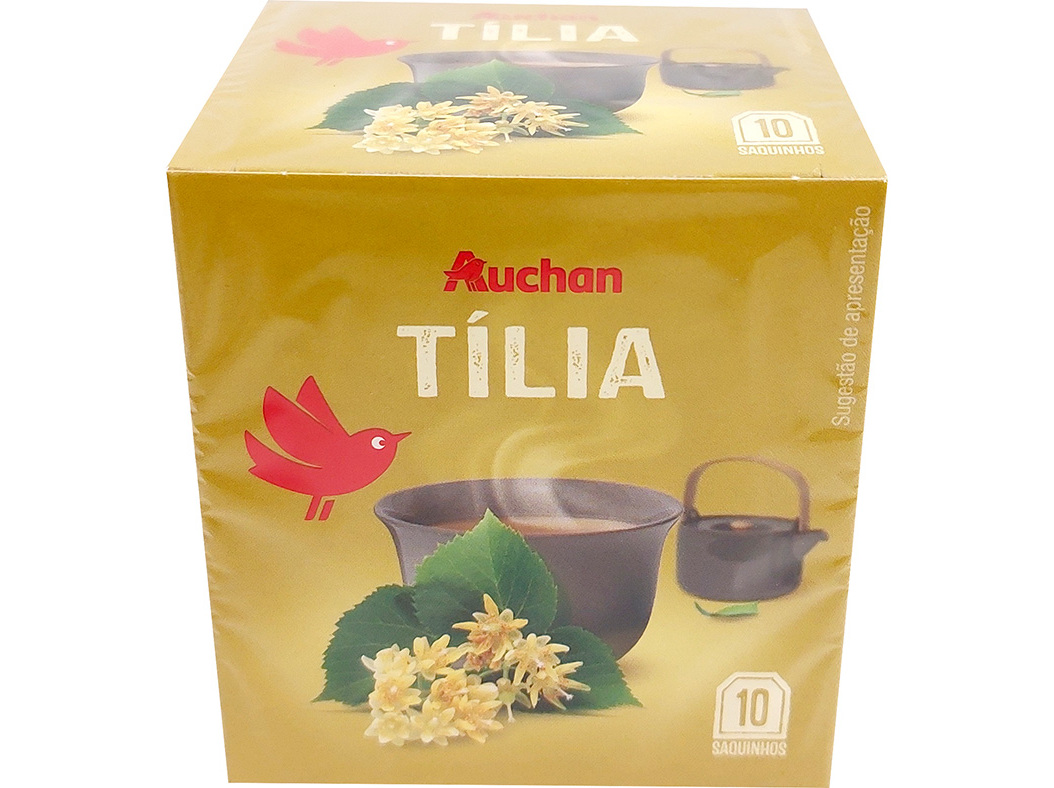 INFUSÃO AUCHAN TÍLIA 10 SAQUETAS