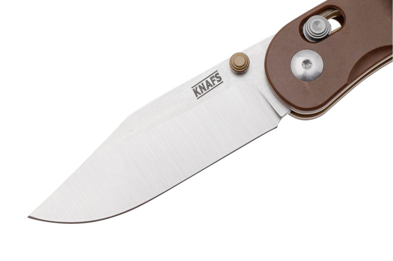 Knafs Lander 3 KNAFS-00392, S35VN Clip Point, Paper Micarta zakmes