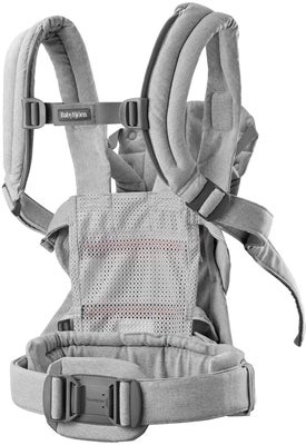 BabyBjörn Harmony Bæresele Vevd, Light Grey Melange