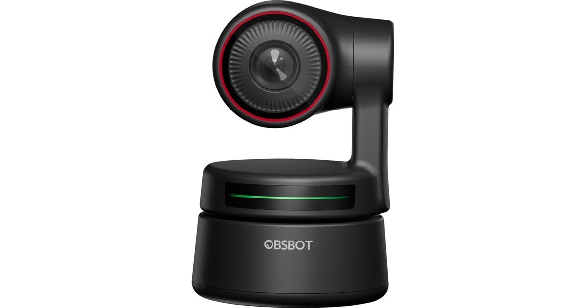 OBSBOTTiny 4K AI webcam  (Zwart)