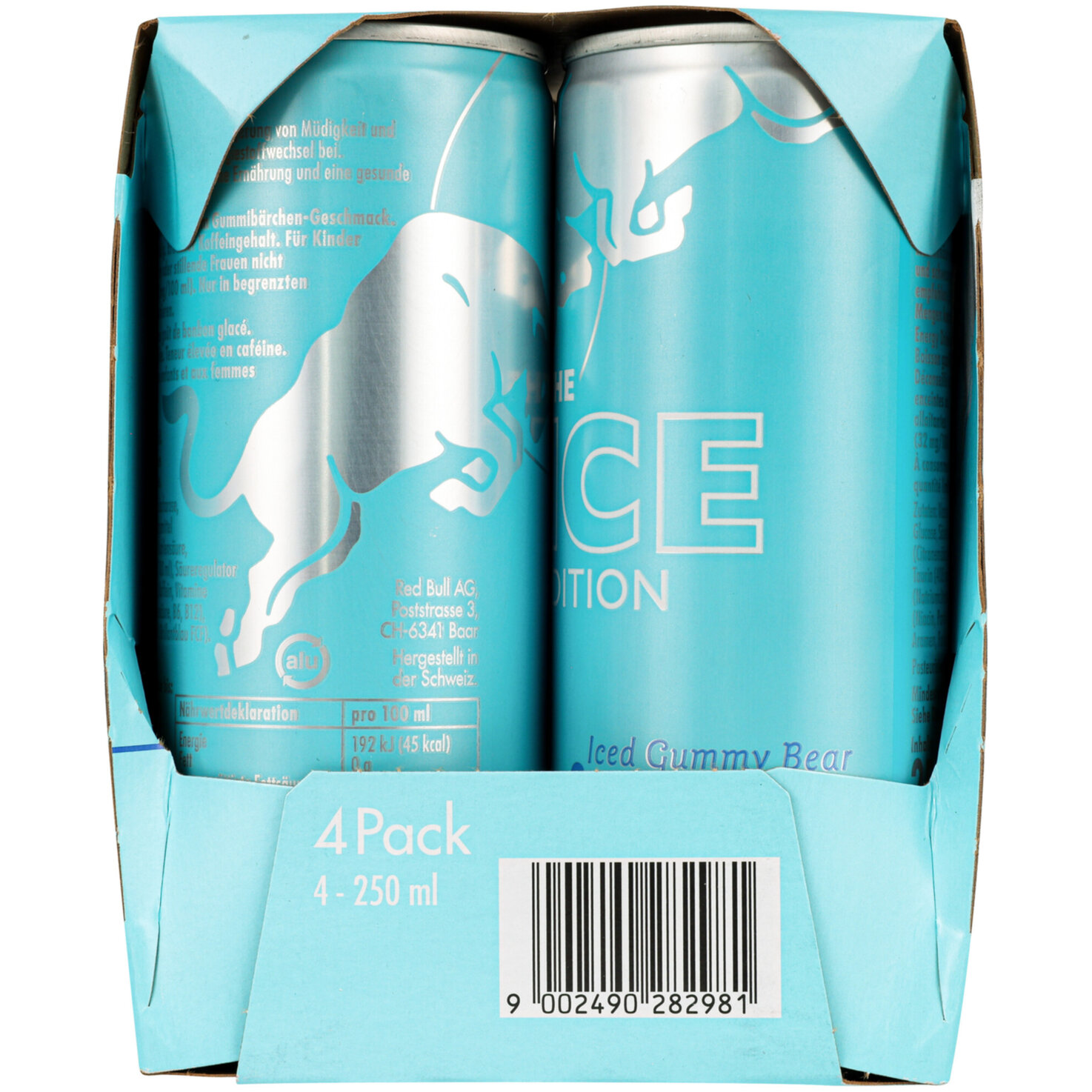 Red Bull Ice Edition 4x25cl -100cl