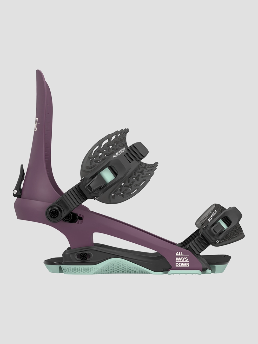 Rome Brass 2025 Snowboard Bindings purple