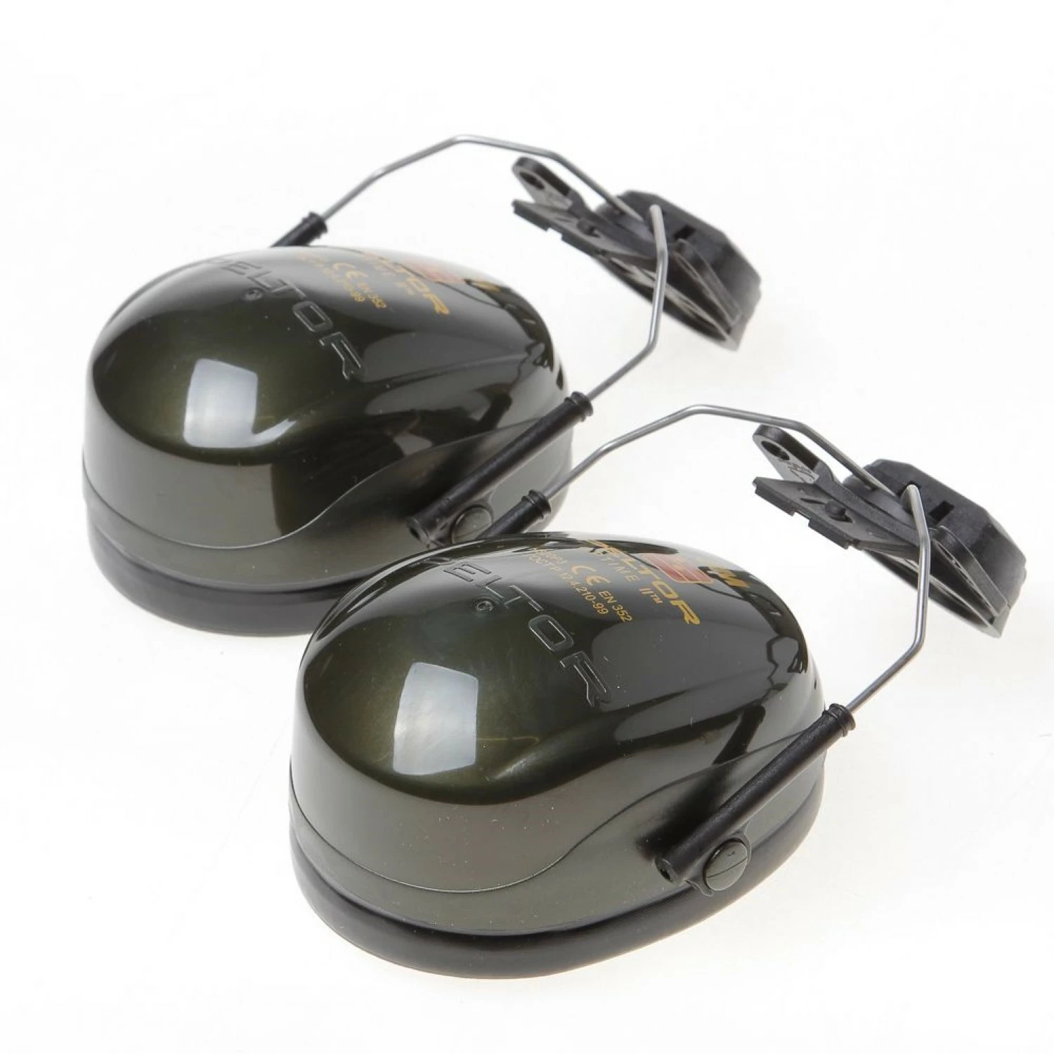 3M Peltor H520P3 Optime II Gehoorkap met helmbevestiging P3E - Groen