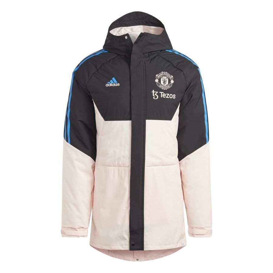 Manchester United Manteau d'Hiver Condivo 22 Stadion Parka - Noir/Rose/Bleu