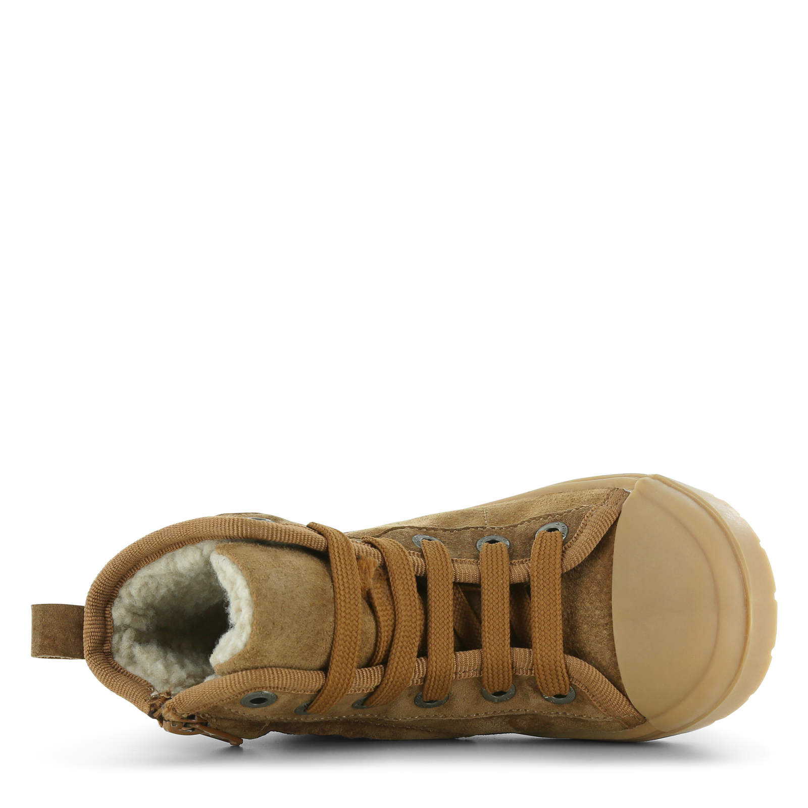 Shoesme cognac warm gefütterter Schnürschuhe