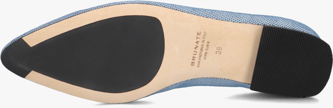 blauwe brunate ballerina's 10526