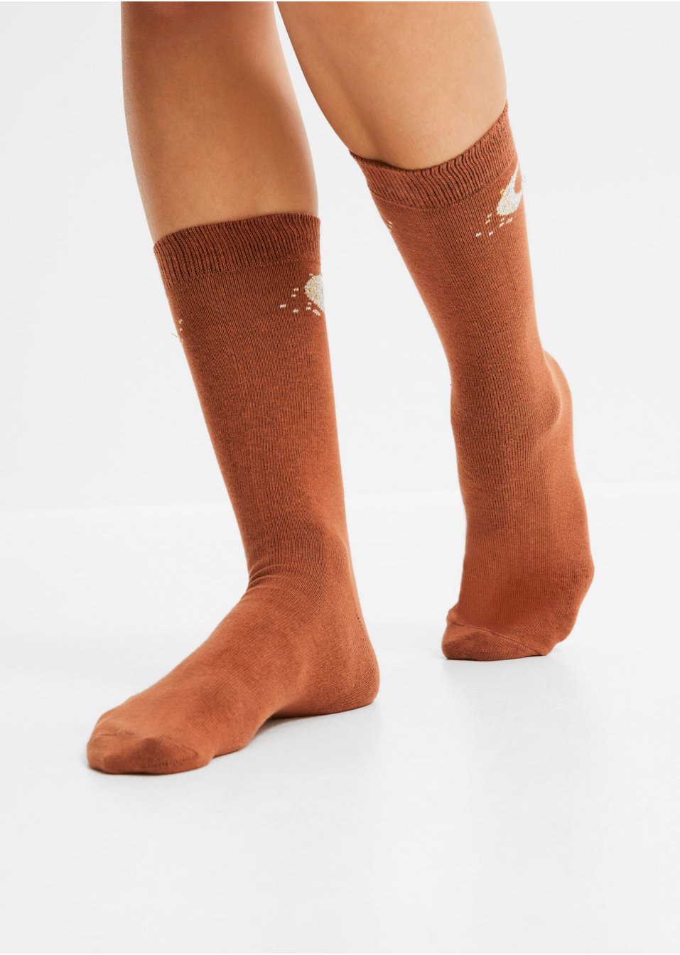 Lot de 5 paires de chaussettes avec fil brillant