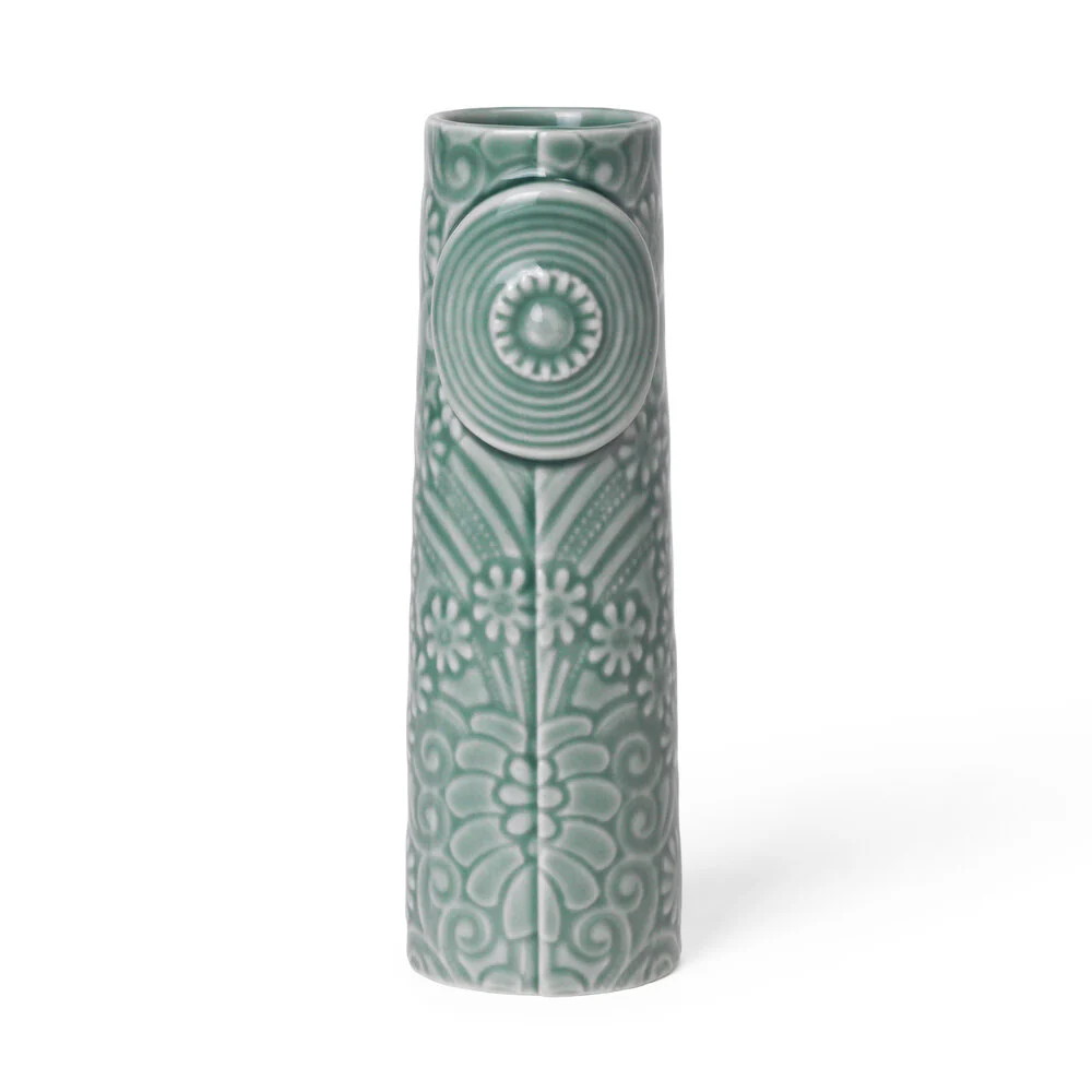 Dottir  Pipanella Flower Peacock mini vase - grøn
