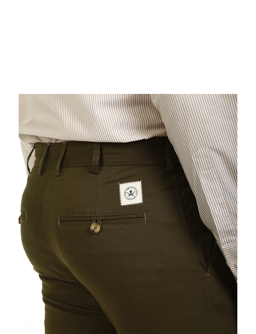Men's Green Chino Pants