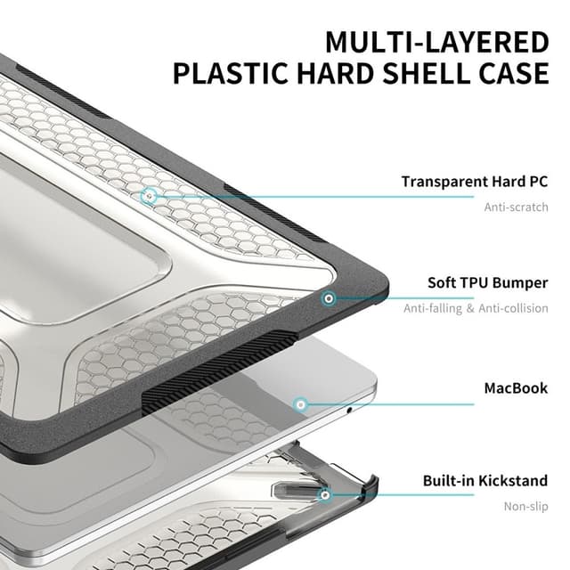 Shell Case Enkay Hat Prince MacBook Air 13 tommer A2681 (2022)