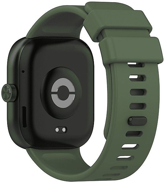 STRAP-IT - Siliconen Band - Zwart - Geschikt voor Mi Watch Smartwatch