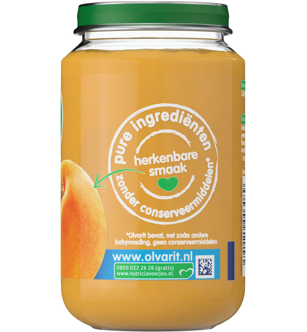 Olvarit Abrikoos appel banaan 8M59 (200 gr)