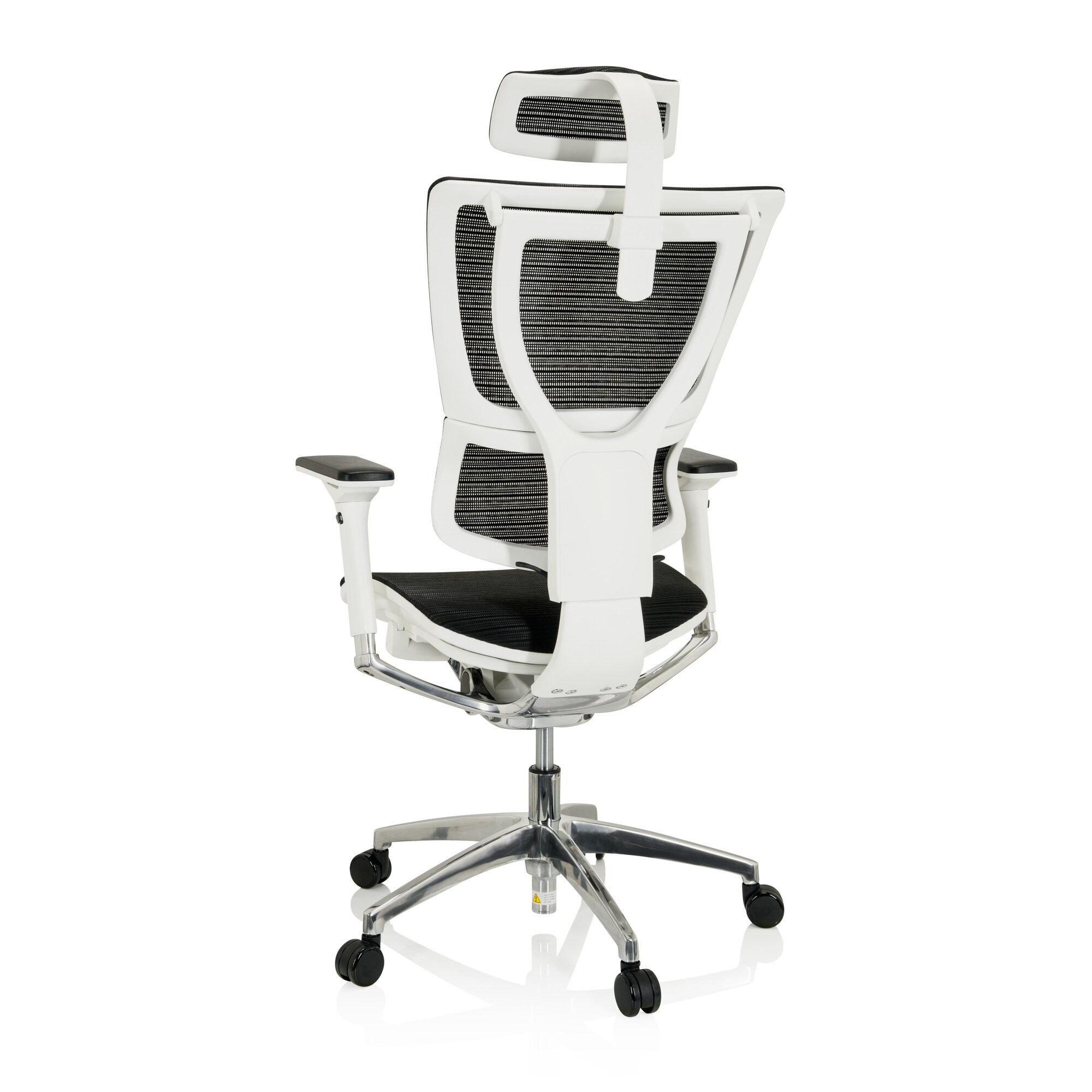 Luxus Chefsessel ERGOHUMAN SLIM Netzstoff mit Armlehnen (höhenverstellbar) hjh OFFICE