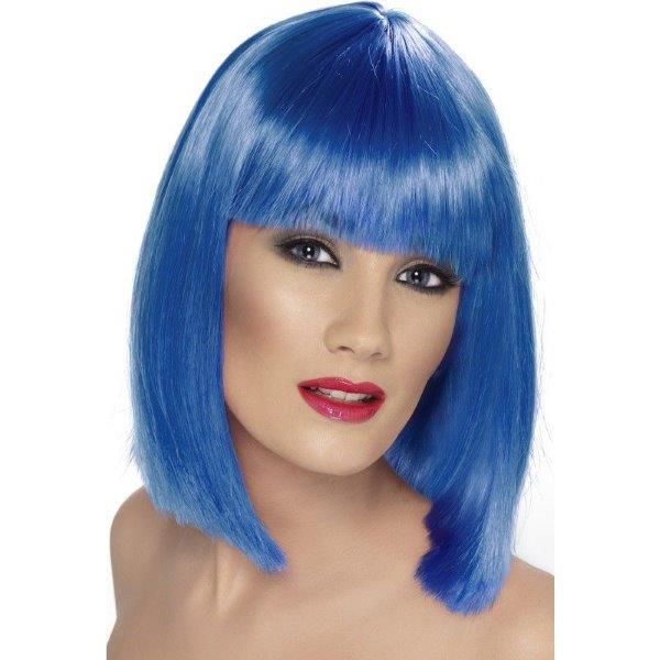 Smiffy's Peruca Glam Azul - 220042134
