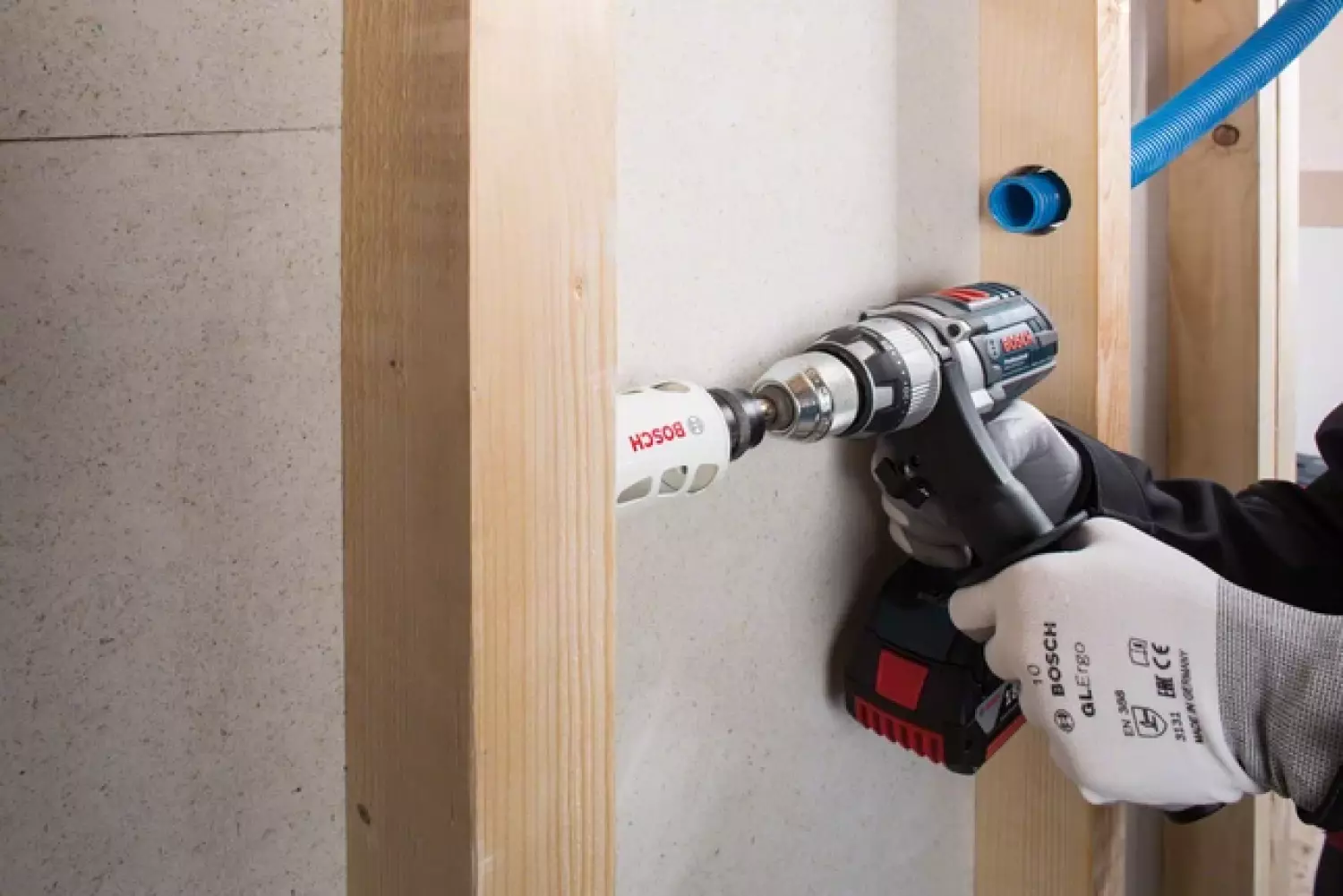 Bosch 061599760L 14-delige Gatzagenset in koffer - Victorinox mes