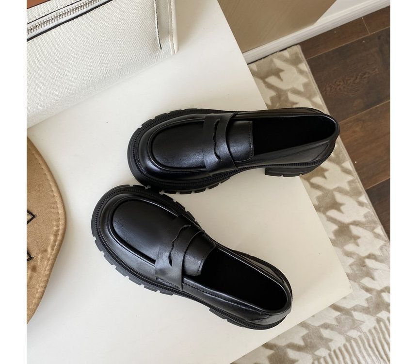 Bolitin - Loafers met dikke hak en platform