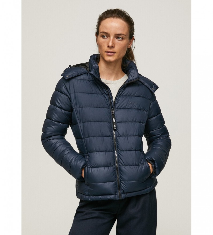 Jaqueta impermeável Alexa da Pepe Jeans, azul-marinho