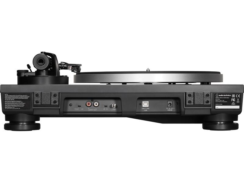Audio-Technica Plattenspieler AT-LP5X Schwarz Manueller Hi-Fi-Plattenspieler mit Direktantrieb