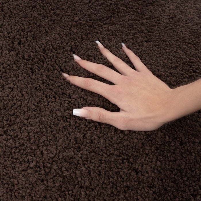 Sky Soft Badmat - Rechthoekig - Antislip achterkant - Bruin / 70 x 120 cm