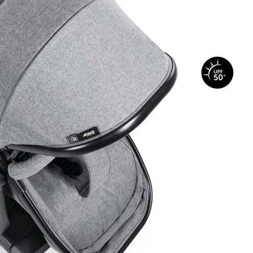 Poussette double Atlantic Twin Mélange Grey - HAUCK