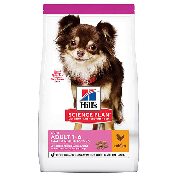 Hill's Science Plan Light Small & Mini Adult Hondenvoer Kip