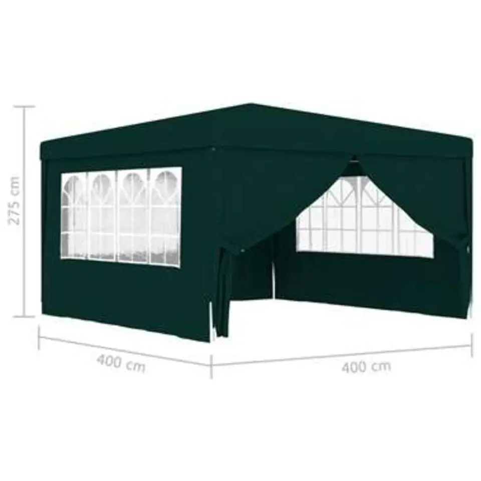 vidaXL - Partytent - Groen - Polyetheen