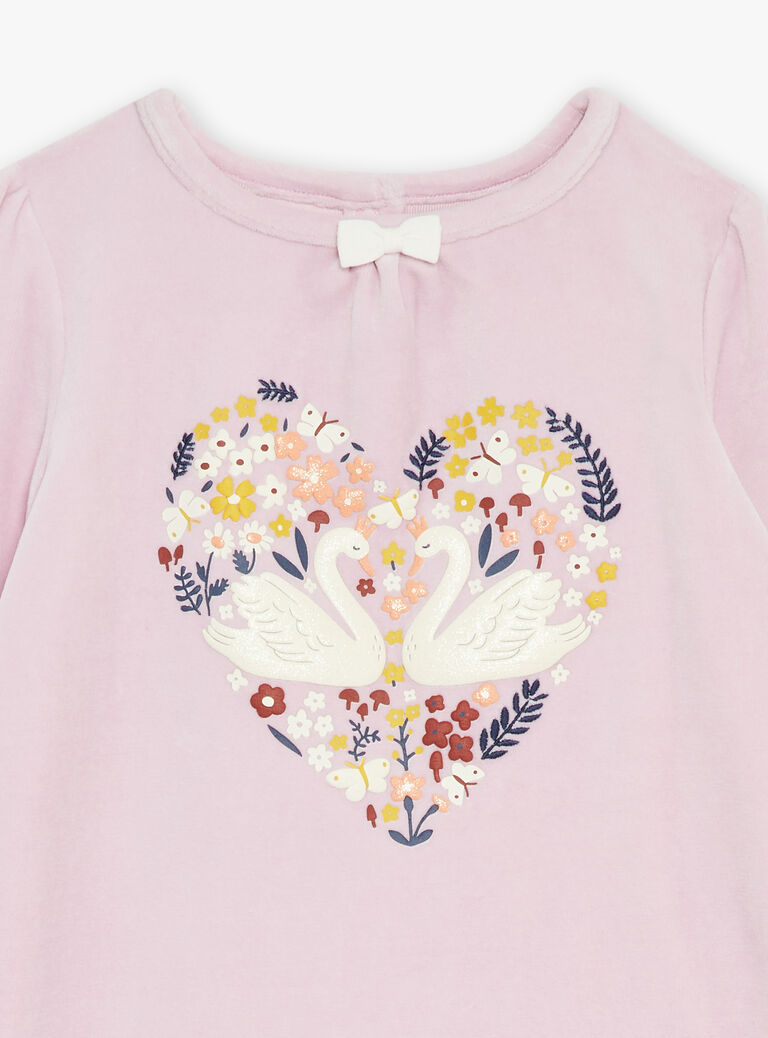 Pyjama lilas en jersey