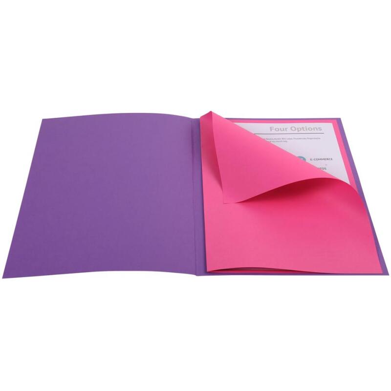 Pack 50 chemises + 100 sous chemises ROCK''S pour A4 - Couleurs assorties