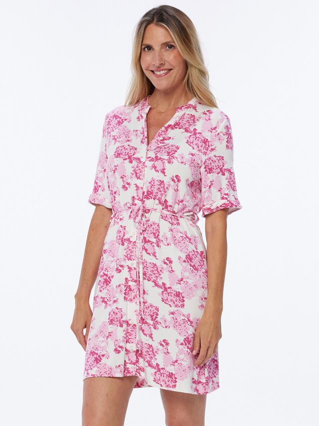 Big Shirt im floralen Print