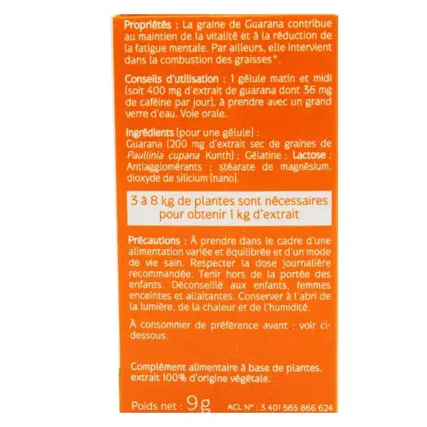 Naturative Guaraná 30 cápsulas