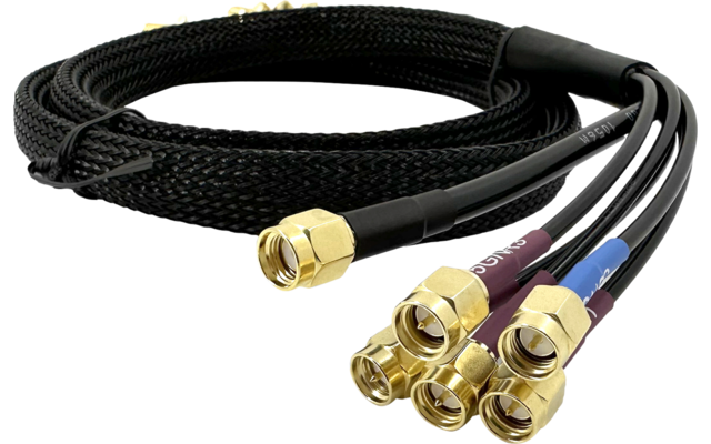 Selfsat MWR Montageplatte für 5G Antenne inkl. Dachdurchführung für bis zu 8 Kabel und Verlängerungskabel für Router