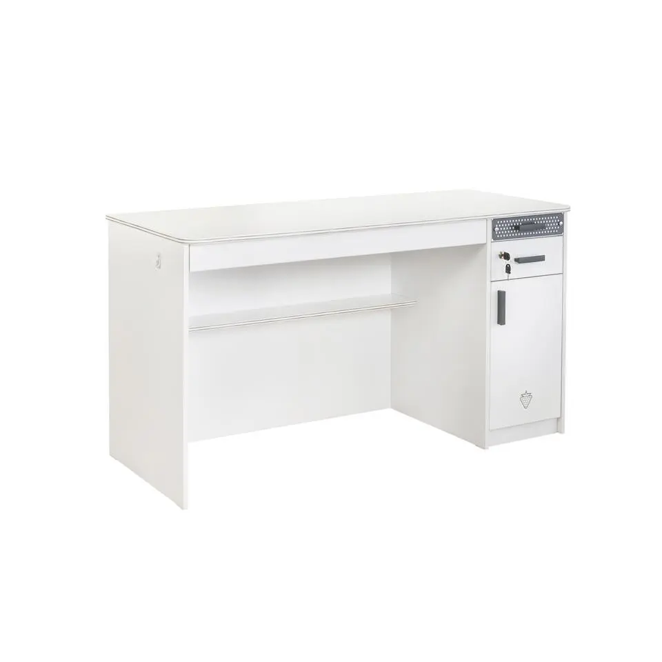 California - Bureau - Tienerkamer - 58x138x75 cm - Wit