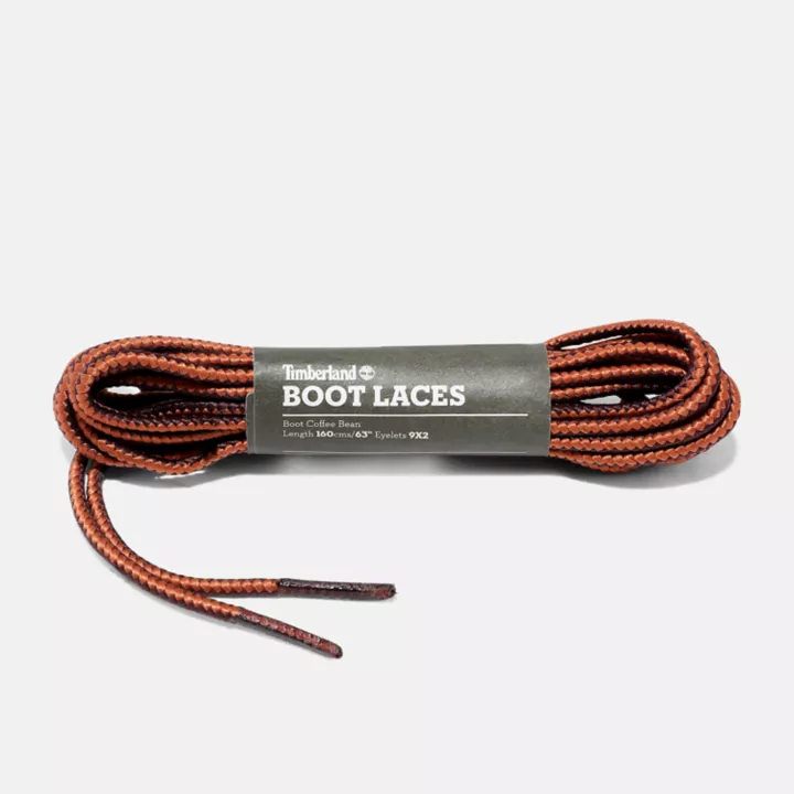 Lacets de rechange pour bottines 160 cm (63 pouces) en marron foncé