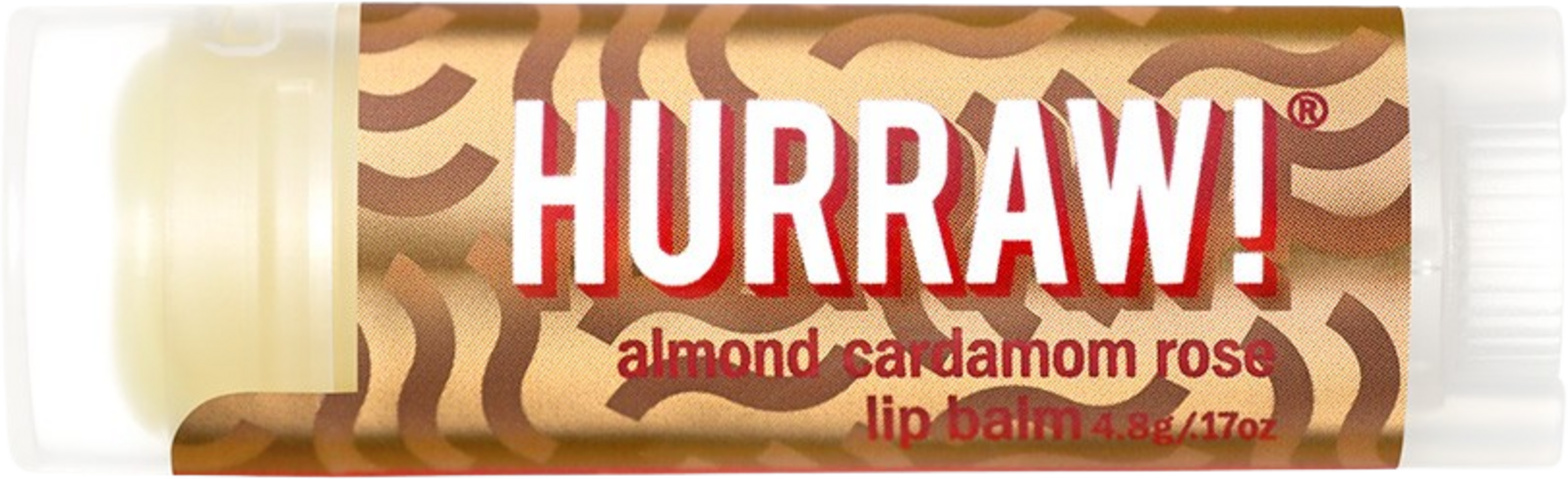 HURRAW!  Lippenpflegestift Almond-Cardamom-Rose, 4,80 g